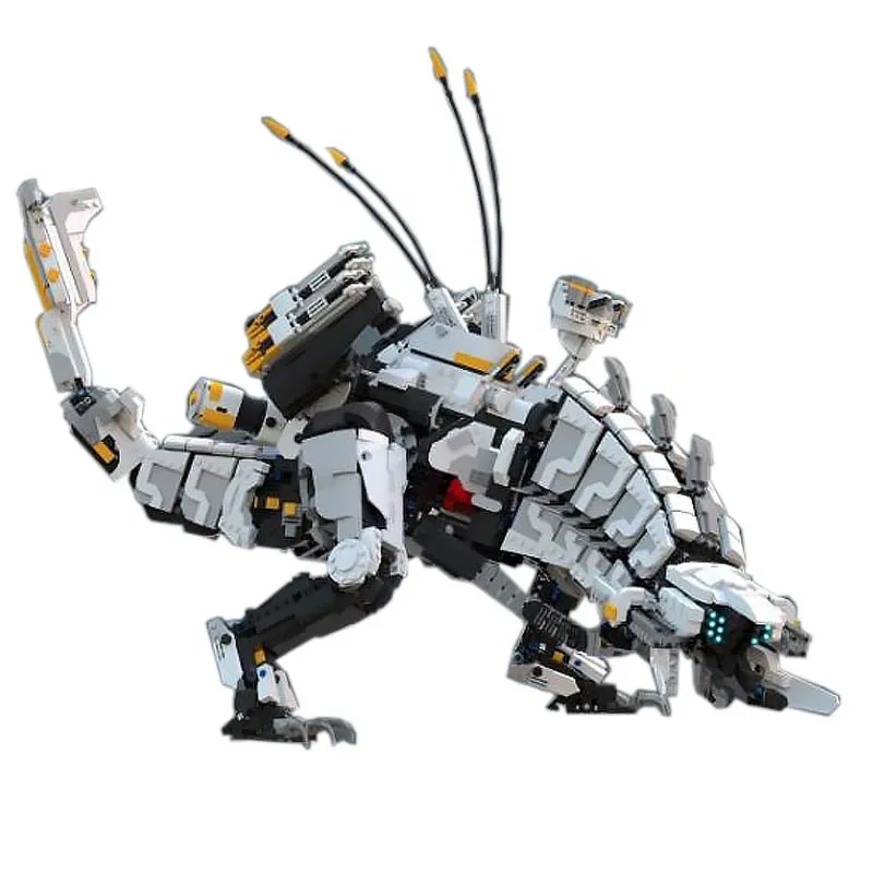 2020 NEW MOC-15474 Super Horizon Dawn Thunder Tooth Mechanical Monster movie Series Building Blocks toys for children gifts