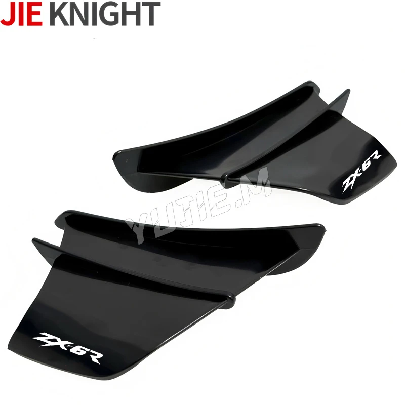 For Kawasaki ZX-6R ZX-636 ZX6R ZX 6R 2019-2023 2024 Aerodynamic Winglet Fairing Motorcycle Winglet Fixed Wind Wing