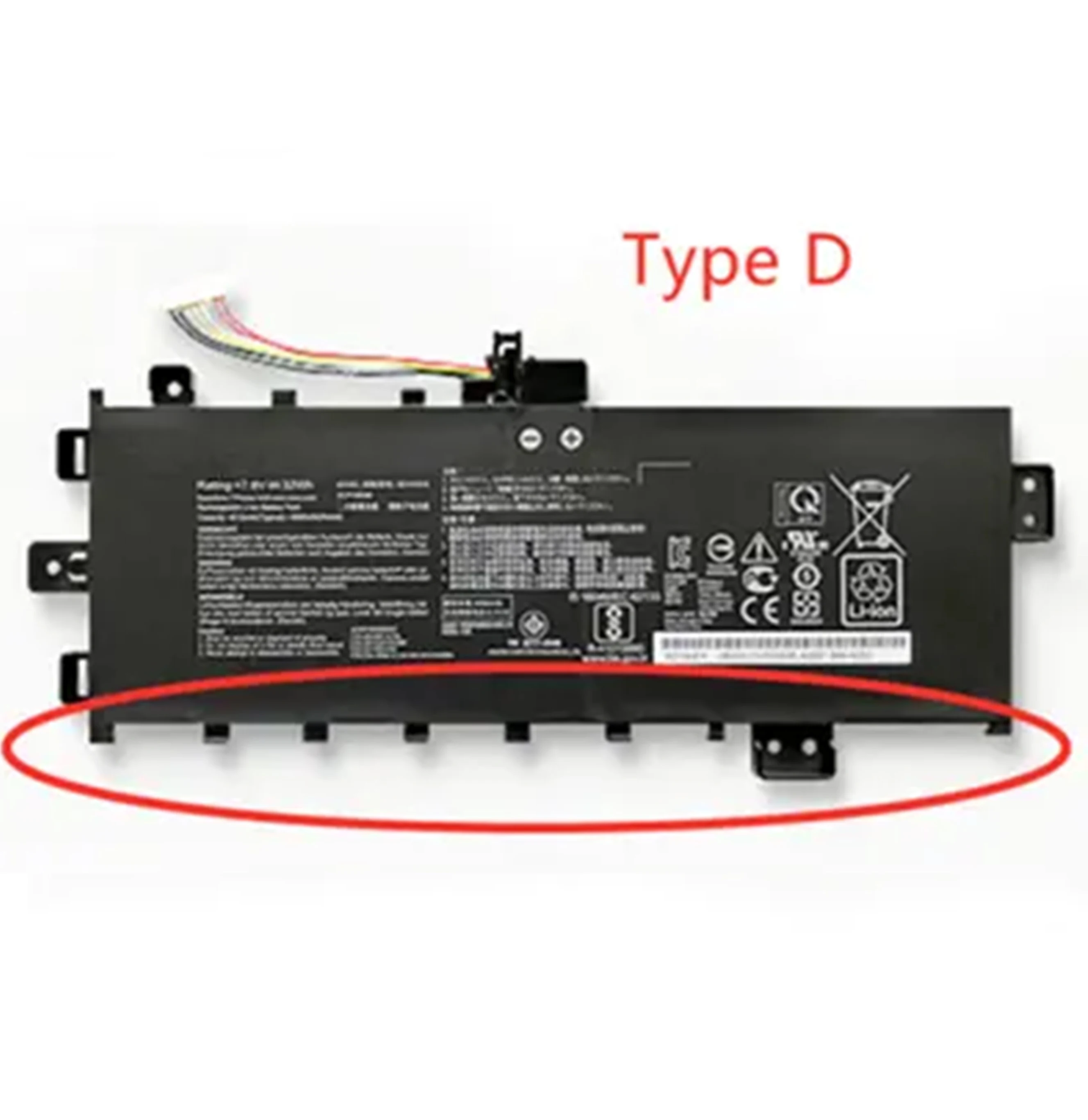 32Wh Laptop Battery For ASUS C21N1818 B21N1818 B21N1818-1 B21N1818-2 B21N1818-3 15 X512FA X509FB A509FA A409FL F509FJ X509UA