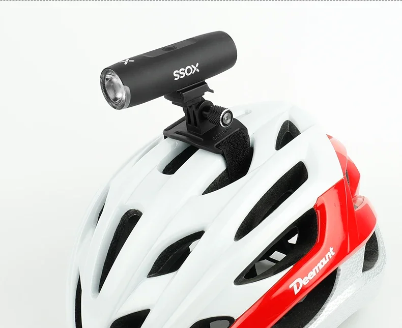 Scheinwerferhalter, anwendbar auf XOSS XL400 800, passend für GoPro Fußrichtung, umschaltbarer Fahrradlenker, Vorbau, Gabel, Helmhalterung – Detail 13
