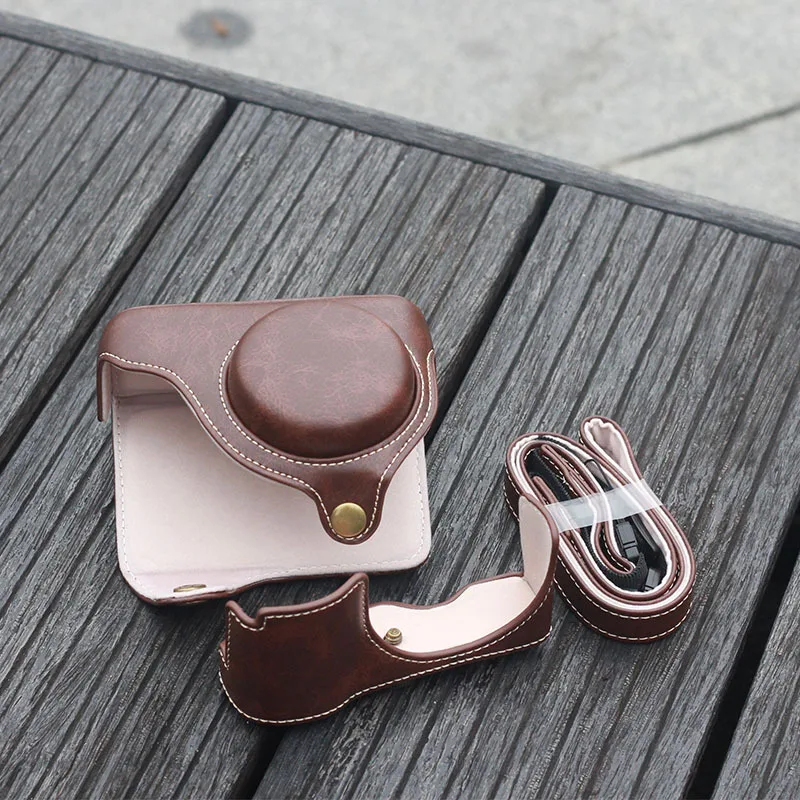 Suitable for Panasonic LX10 camera bag ZS99 leather case ZS80 ZS70 protective case TZ99tz95 zt90 retro style