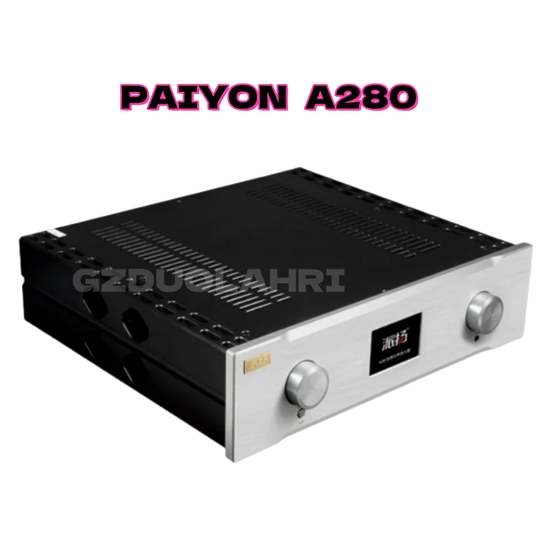 PAIYON A280 combines pure post dual-mode audio power amplifier with high fidelity HIFI amplifier in the gallbladder post stage