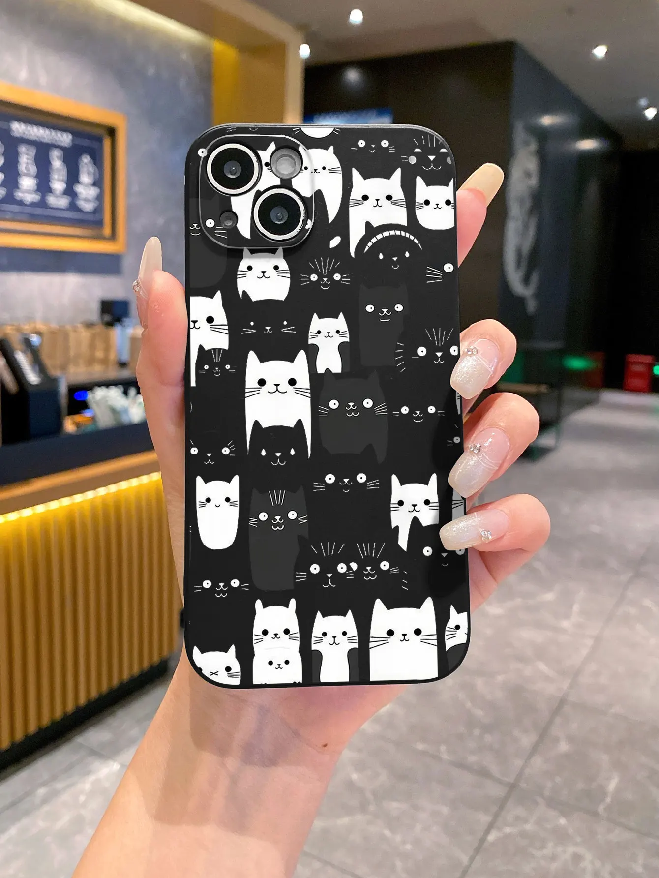 Funda de Teléfono TPU Negra Mate Simple, Apta para iPhone 17 16 15 14 Plus 13 12 11 Pro Max XR X S 7 8 SE, Cubierta Trasera