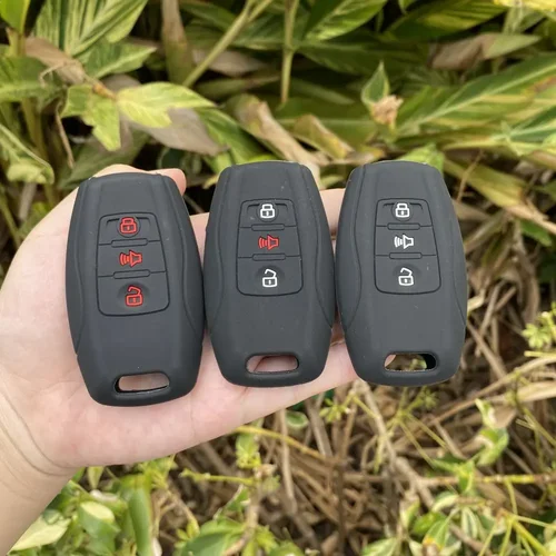 Funda protectora de silicona para llave de coche con 3 botones, funda protectora de piel, bolsa de goma para Great Wall Hover HAVAL H2 H6 Coupe, accesorios para llavero
