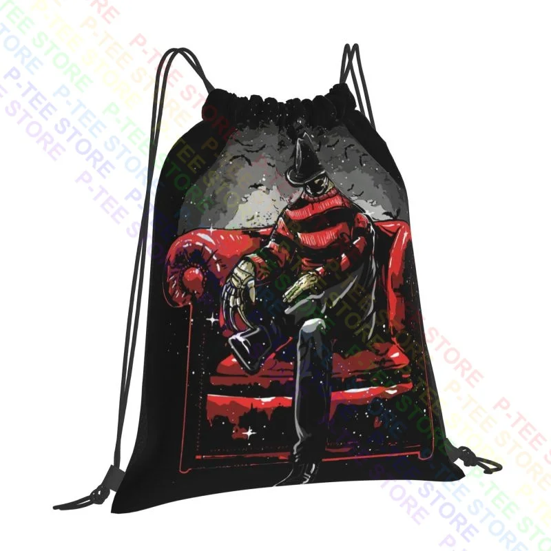 Night Night Story,Horror, Nightmare On Elm Str Drawstring Bags Gym Bag Vintage Swimming Gym Tote Bag Bags For Travel