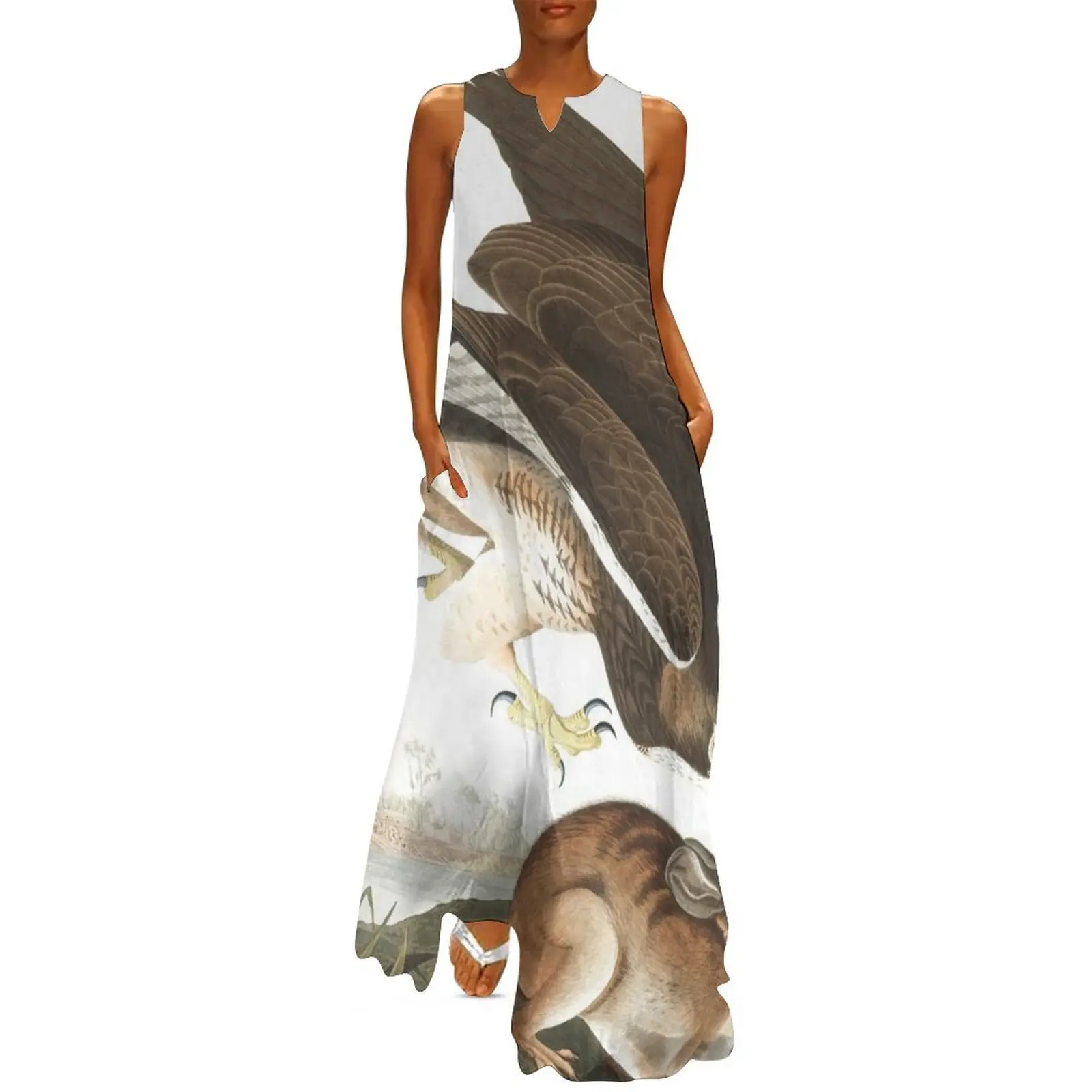 

Swainson's Hawk - John James Audubon Long Dress loose women's dress women's summer jumpsuit party dresses women Dress