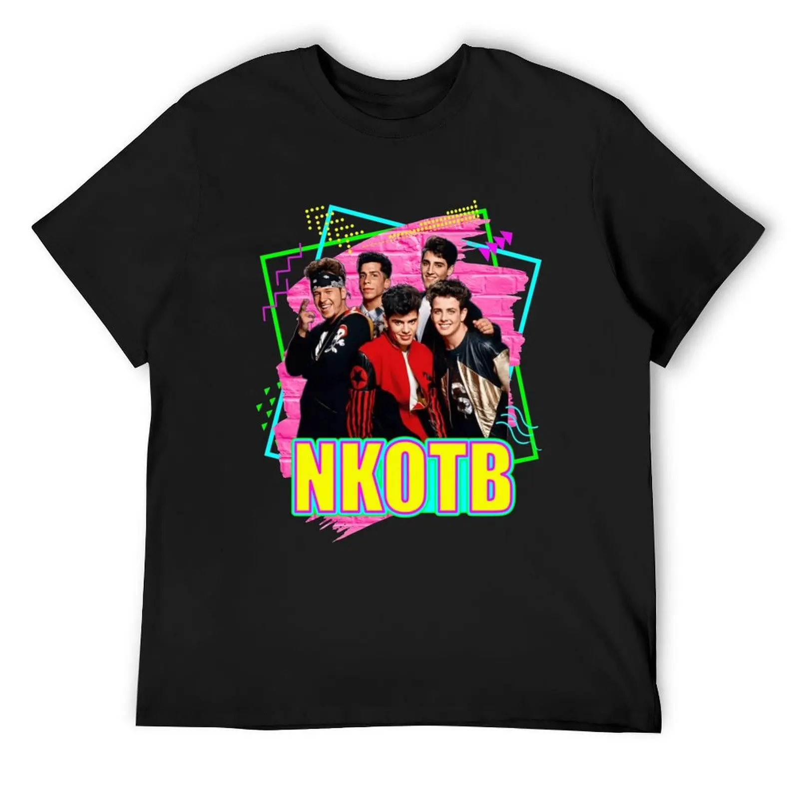 

NKOTB Music New And Kids Gift For Fan T-Shirt fashion shirts aesthetic clothes anime shirt blanks T-shirt men