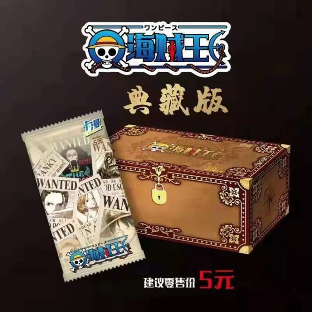 One Piece Cards Booster Box Pack Anime Luffy Zoro Chopper Nami Rare Limit Collector's Edition Cards Toys Children Birthday Gifts