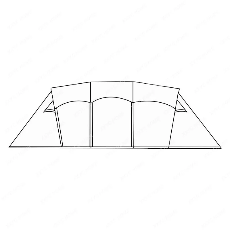 Tunnel Tent Outdoor Camping Beach Outdoor Canopy Tent Two-in-One Portable Folding Camping Picnic