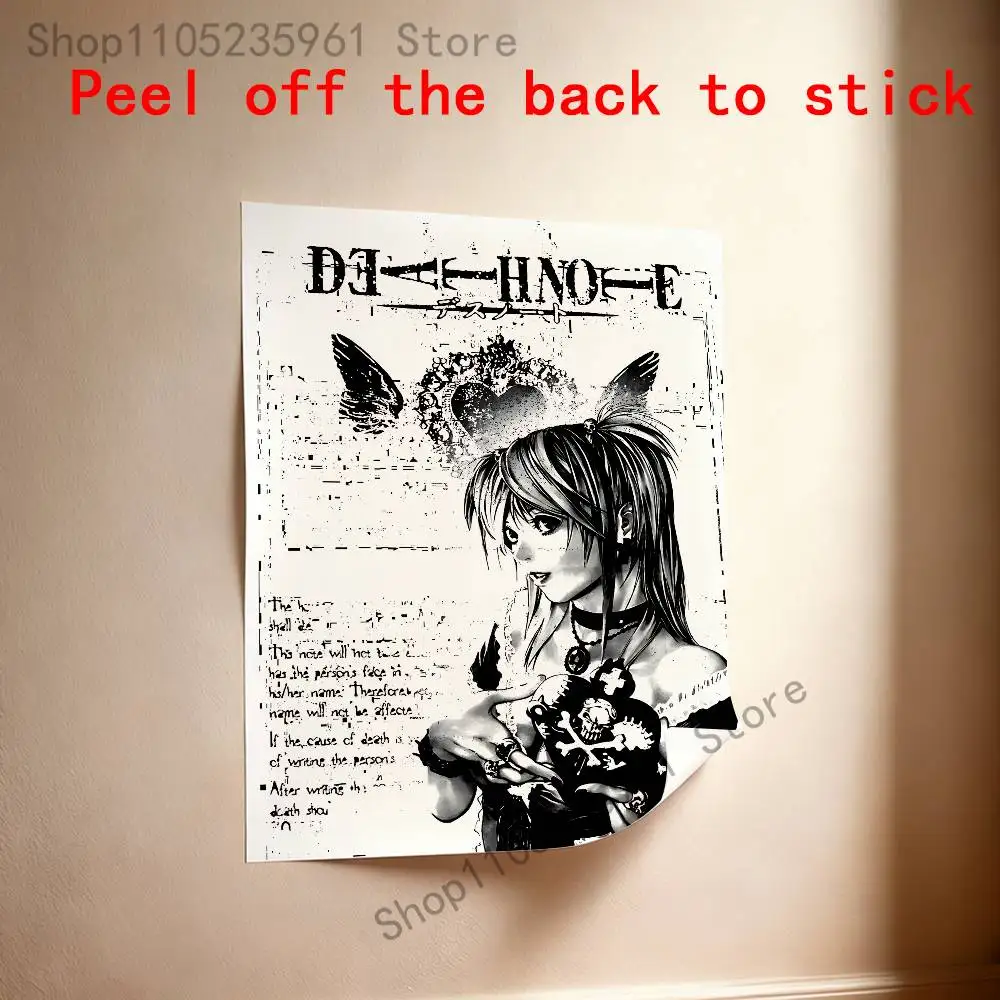 Misa D-Death Cross A-Amane Poster High Quality Wall Art for Home Office Bedroom Living Room Hallway Bar Perfect Gift