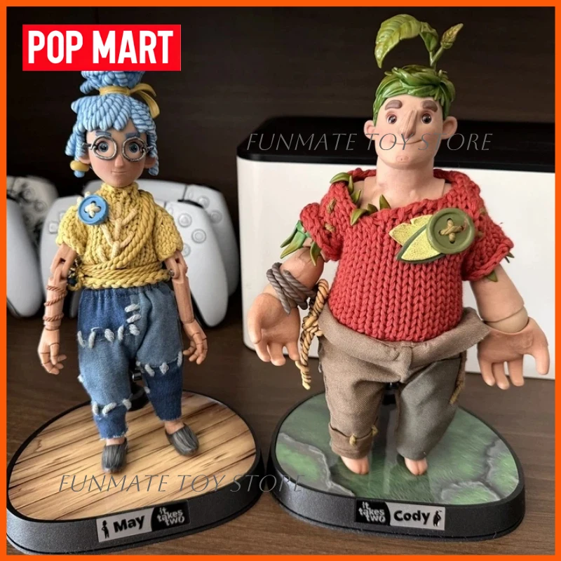 POP MART GONG It Takes Two Game Sammlerfigur, bewegliches Stoffmodell, Sammlerstück, Desktop-Dekoration, Geschenke, Spielzeug