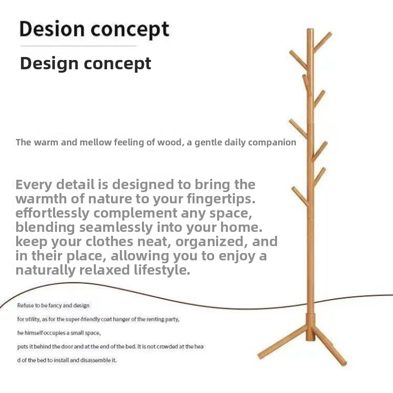 الصلبة الخشب معطف الرف شماعات الملابس الحديثة حامل لغرفة النوم غرفة المعيشة مدخل قوي قبعة وشاح مقسم حقيبة خشبية طبيعية