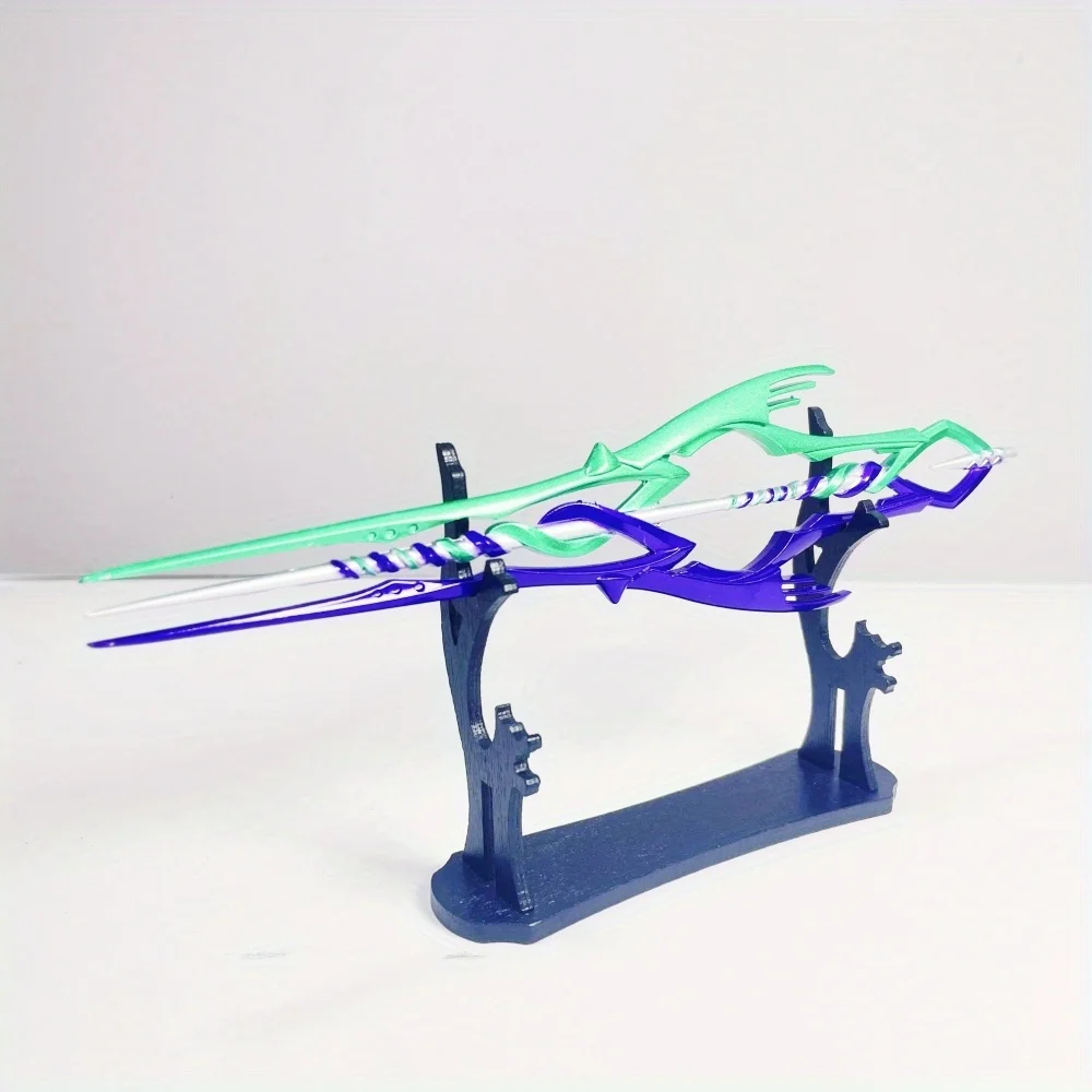 Espada Katana de Metal Eva Cassius Longinus de 8,6 pulgadas, Katana japonesa Original, sable samurái, cuchillo Ninja, accesorios de Cosplay, juguete de utilería