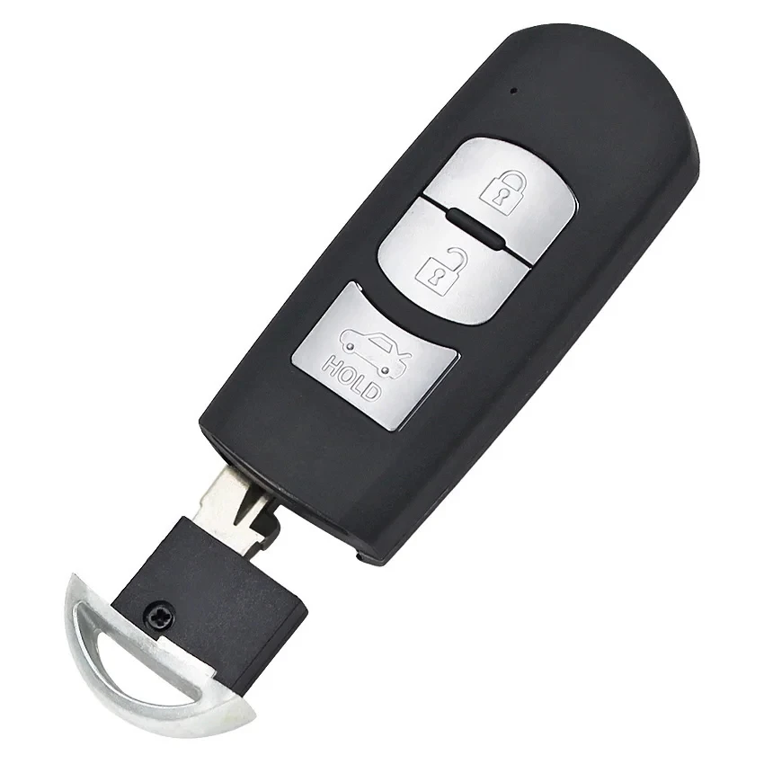 KEYECU Replacement New Aftermarket Remote Key Fob 3 Button 433MHz ID49 for Fiat 124 Spider SKE13E-01 +Uncut Blade