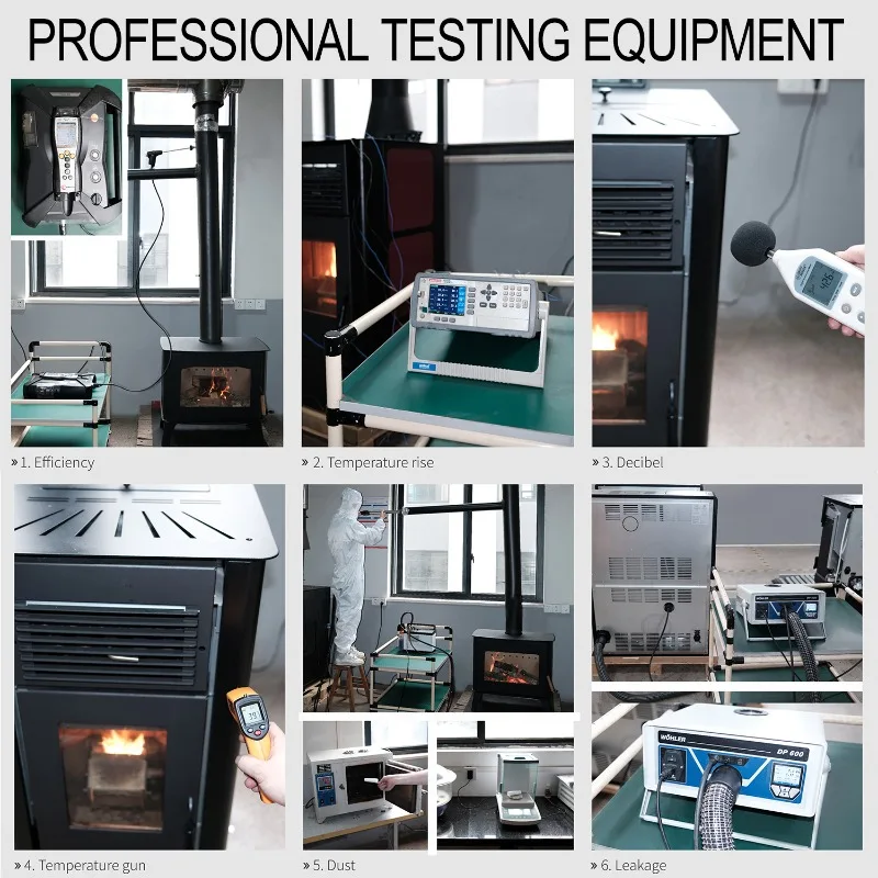 KM0501A Indoor Electricityless Freestanding Smokeless Pellet Heater Modern Kitchen Living Room