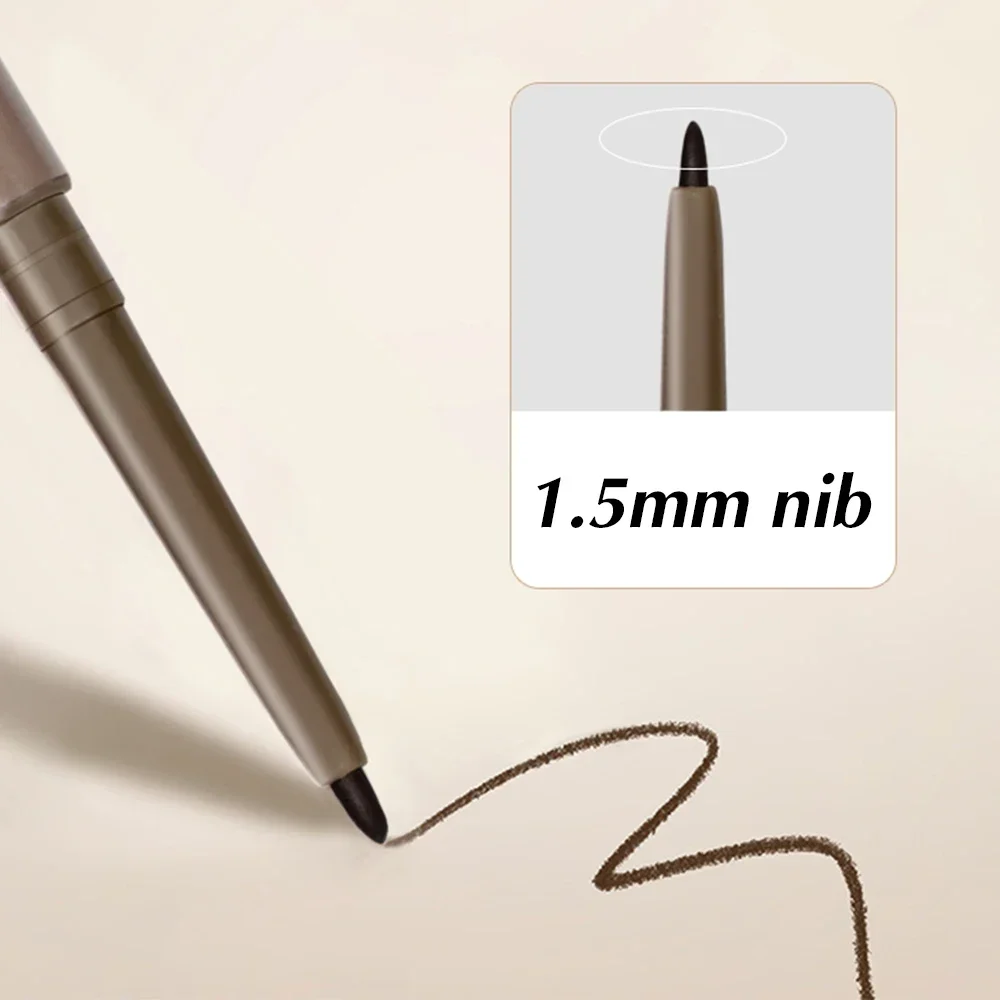 Matt liegender Seidenraupen Eyeliner Gel stift dauerhaft wasserdicht nicht blühend schnell trocknend Eyeliner Bleistift braun Lidschatten Stift Make-up