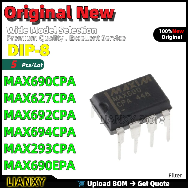 5pcs-dip-8-max690cpa-max627cpa-max692cpa-max694cpa-max293cpa-max690epa-filter-new-original