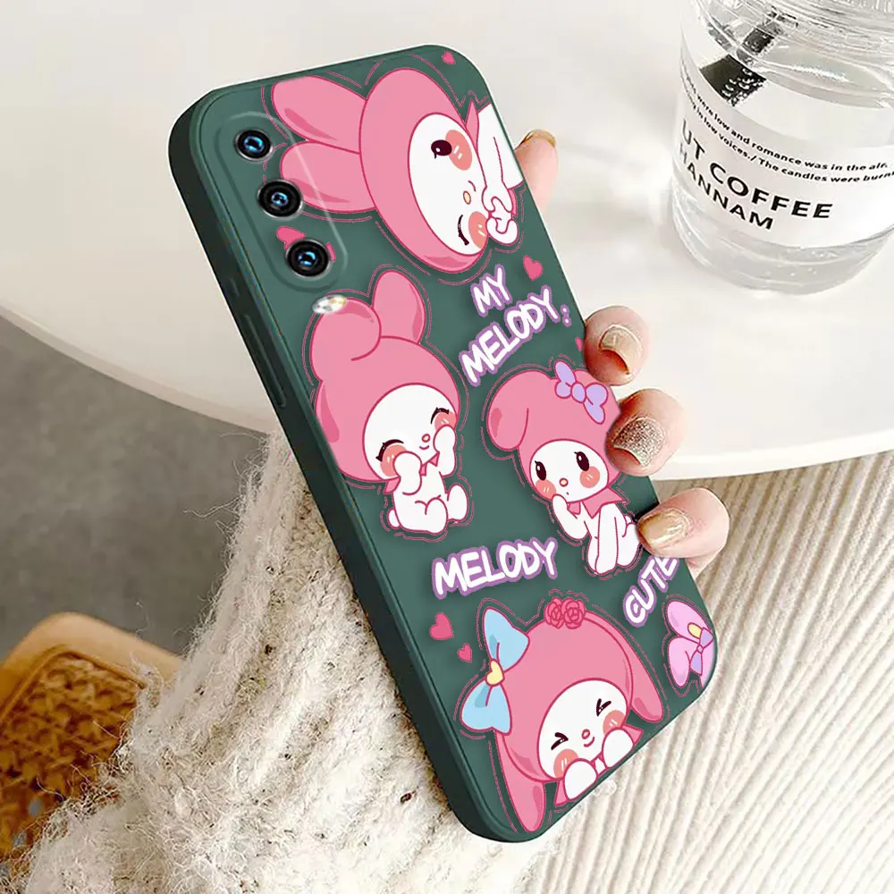 Cartoon Rosa My M-Melody Telefon Fall Für HUAWEI MATE 20 NOVA 3I 7 6 8I 9 P20 P30 P40 HONOR 20 50 9X X6B X7B X8B X9B X8 X9A Fall