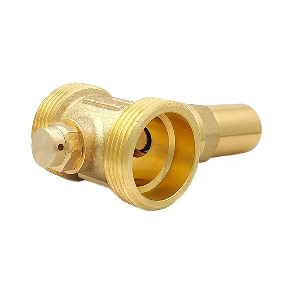 Antifreeze Valve Brass DN32 1-1/4 Inch Automatic Drain For Floor Heating System Freeze Protection Plumbing Fixture 1/2pack