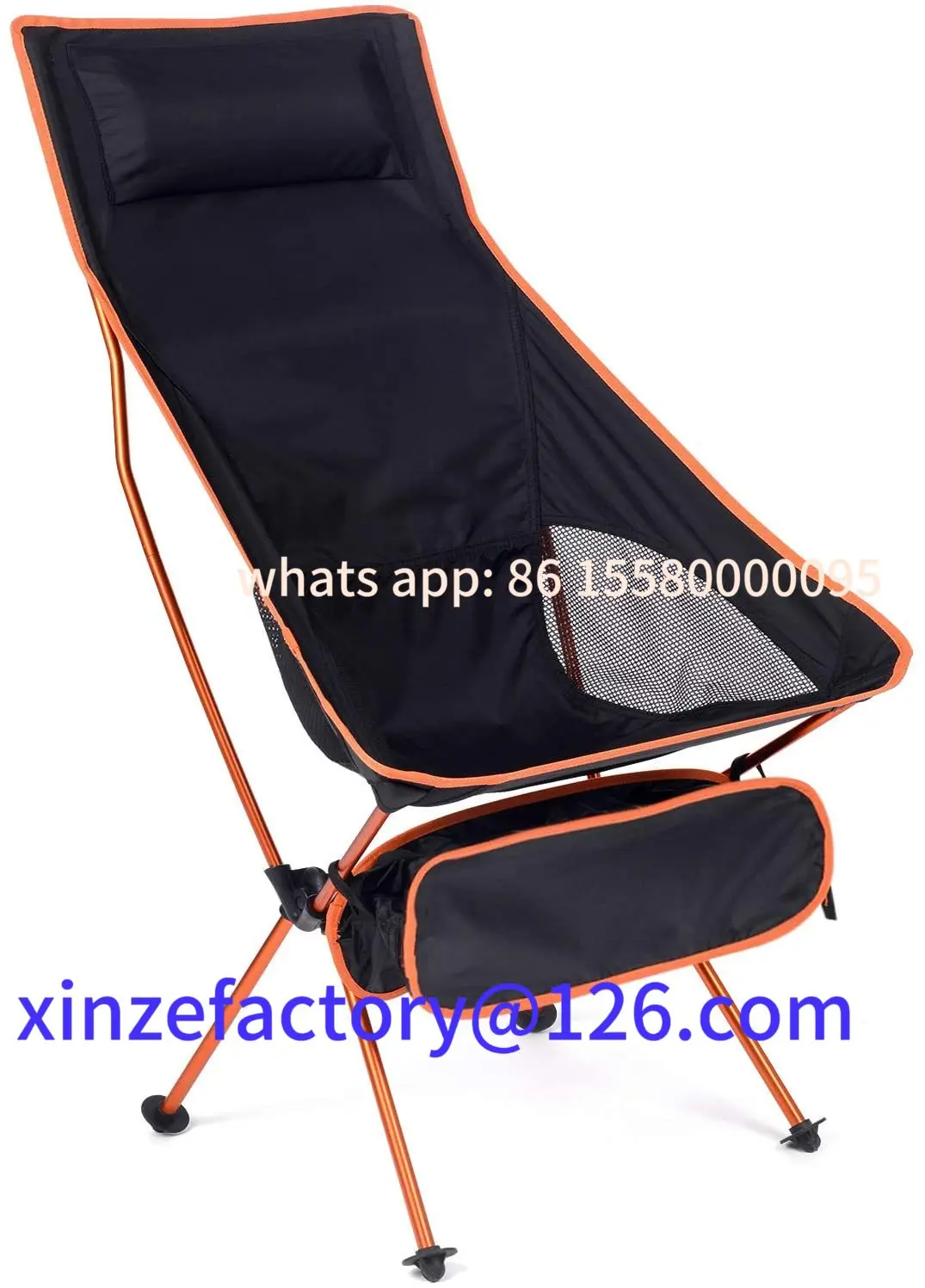 

Customizable Outdoor Portable Camping Chair Oxford Cloth Folding Lengthen Camping Seat for Fishing BBQ Festival Picnic Beach Ult