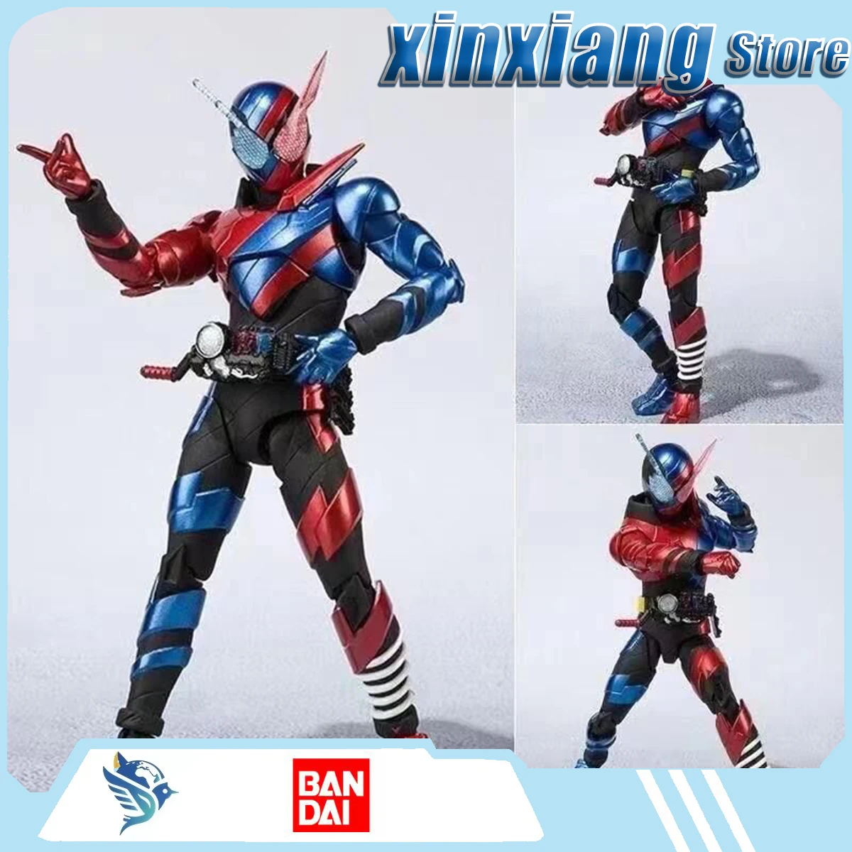 

Bandai Kamen Rider Flexible robot Attractive doll figurine Decorative items surprises comics souvenirs trendy toys animations