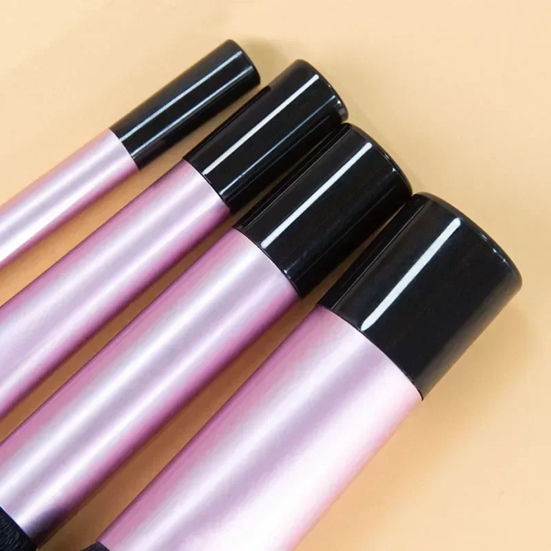 Juego de Mini brochas de maquillaje suaves para viaje, 10 Uds., brocha portátil para sombra de ojos, base en polvo, corrector de pestañas, colorete, juego de brochas de maquillaje