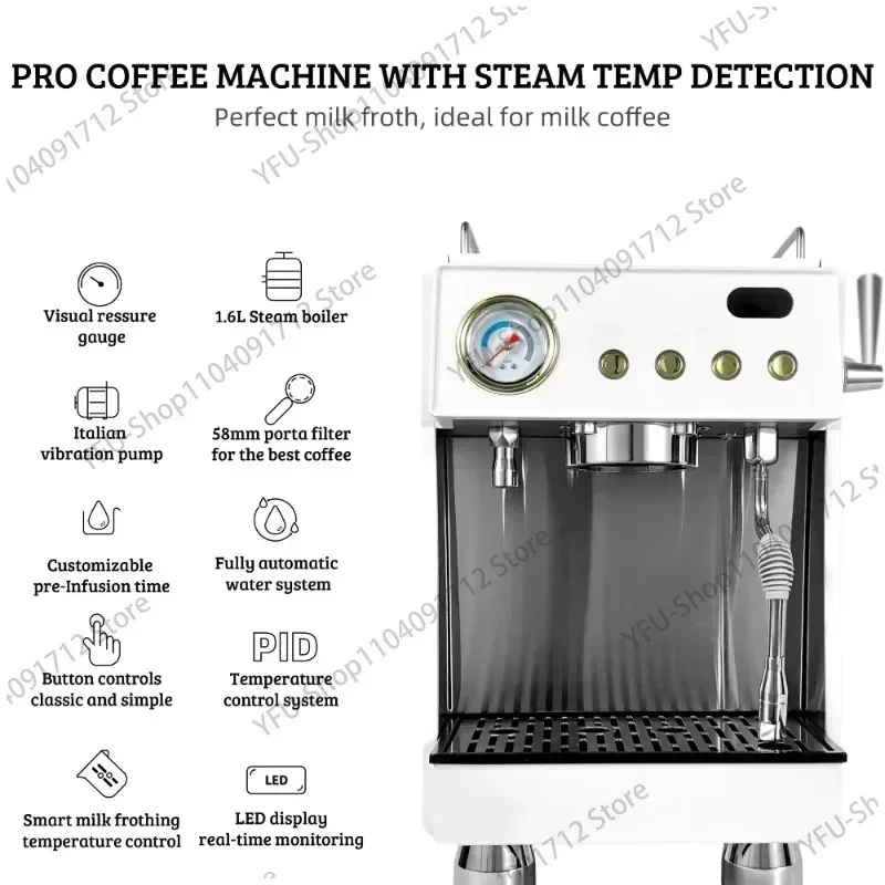 Coffee Machine and Capochino Commercial  Smart Coffee Maker