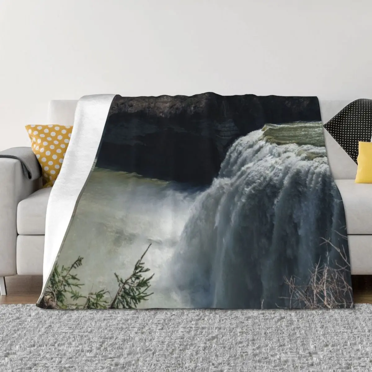 

Letchworth State Park 04 Throw Blanket Beautifuls Hair Large Custom Blankets