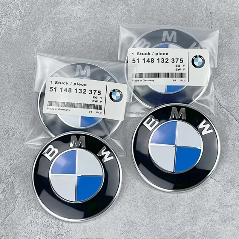 4Pc 56mm 68mm BMW Emblem For BMW Wheel Hub Caps For BMW 3 Series 5 Series E60 E90 F10 F30 E46 E39 X5 E53 E70 E38 Z4