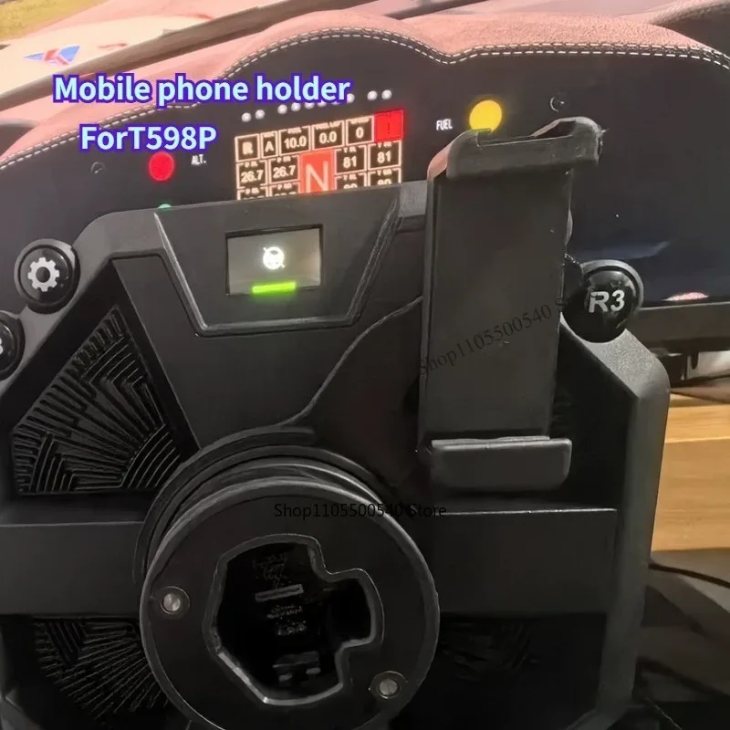 For Thrustmaster T598P Steering Wheel Base 3D Printing Phone Holder Phone Mount