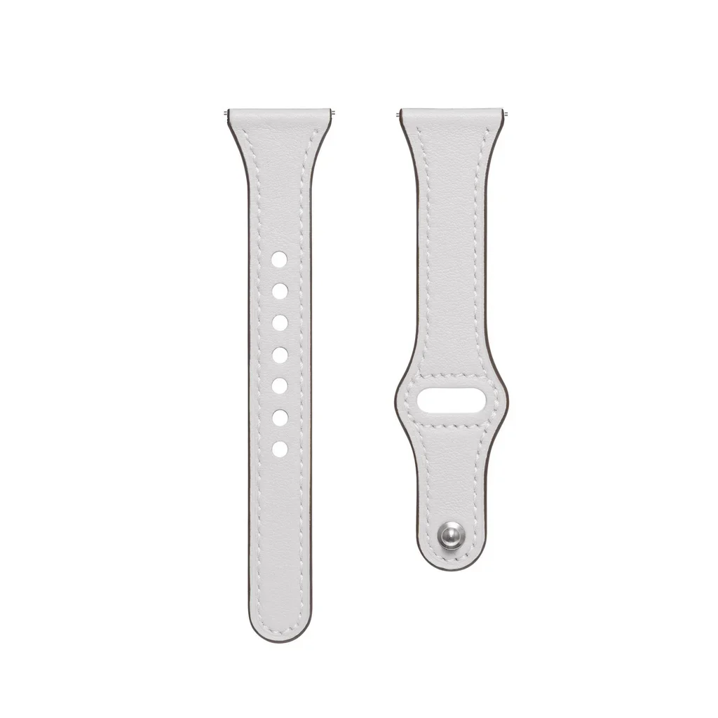 ل Garmin Vivoactive 3 4 5 6 Venu 2 2Plus 3 Venu4 45 مللي متر Venu SQ 2 Music 20 22 مللي متر اثنين من لهجة الجلود سوار معصمه