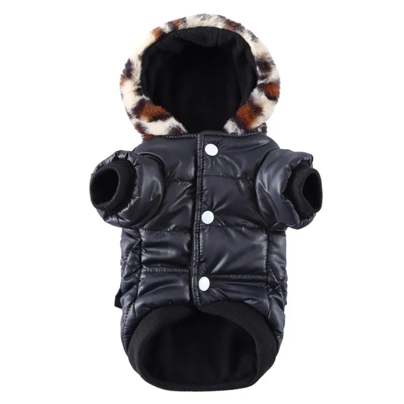 Winter Dog Clothes Warm Thicken Coat Jacket for Puppy Pet Fur Hoodie for Small Medium Dogs Chihuahua French Bulldog Clothing XXL