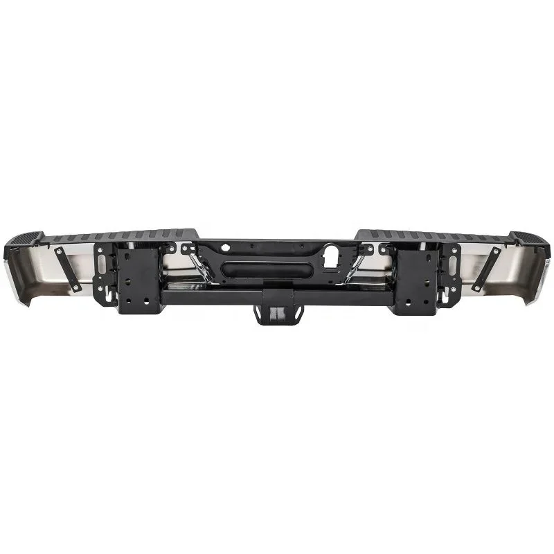 

Factory Hot Selling Compatible With Chrome Rear Bumper for 15-20 F-150 W/Tow Hitch W/O Sensor Holes