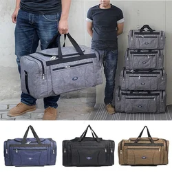 Oxford-bolsas de viaje impermeables para hombres, equipaje de mano, bolsa de viaje grande, bolsa de viaje de negocios de gran capacidad, bolsa de viaje de fin de semana