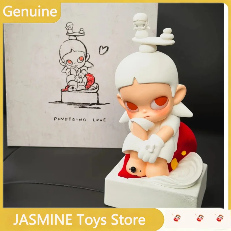 

Genuine POPMART Zsiga Thoughts on Love Handmade Blind Box Trendy Play Ornament Public Collectibles Girls' Festival Gifts