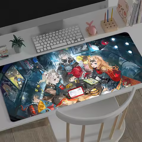 Mouse Pad Large Arknights Computer Office Game Table Mats Anti-slip Gaming Keyboard coaster Long Desk Pads Anime game Mousepad