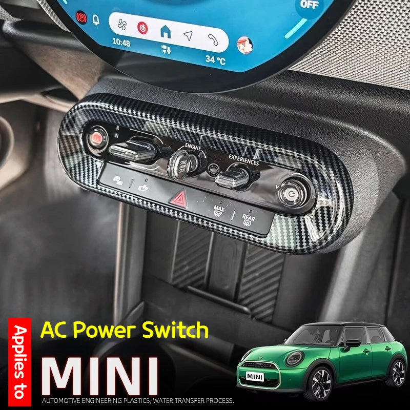 

Car Air Vent Ring Outlet Cover Case ABS Air Conditioning Vent Decorative Shell For Mini Cooper F65 F66 F67 2025 Car Accessories