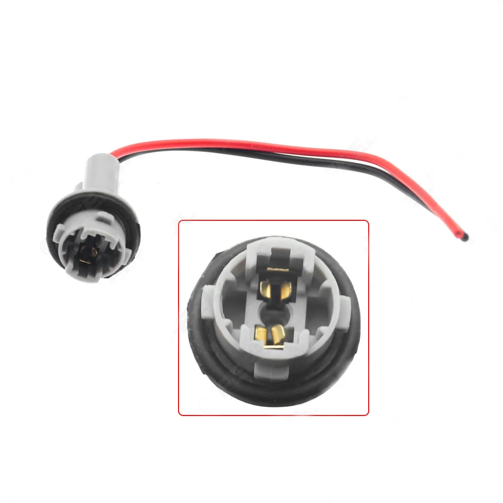 T15 plastic straight connector with wires w16w model lamp holder T15 plug connector car lamp