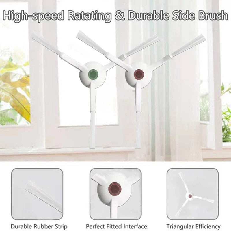 Для Ecovacs Debot / T20 Pro / X1 OMNI / T10 Omni / роботизированный пылесос Основная щетка Боковая щетка Запасная часть Аксессуар