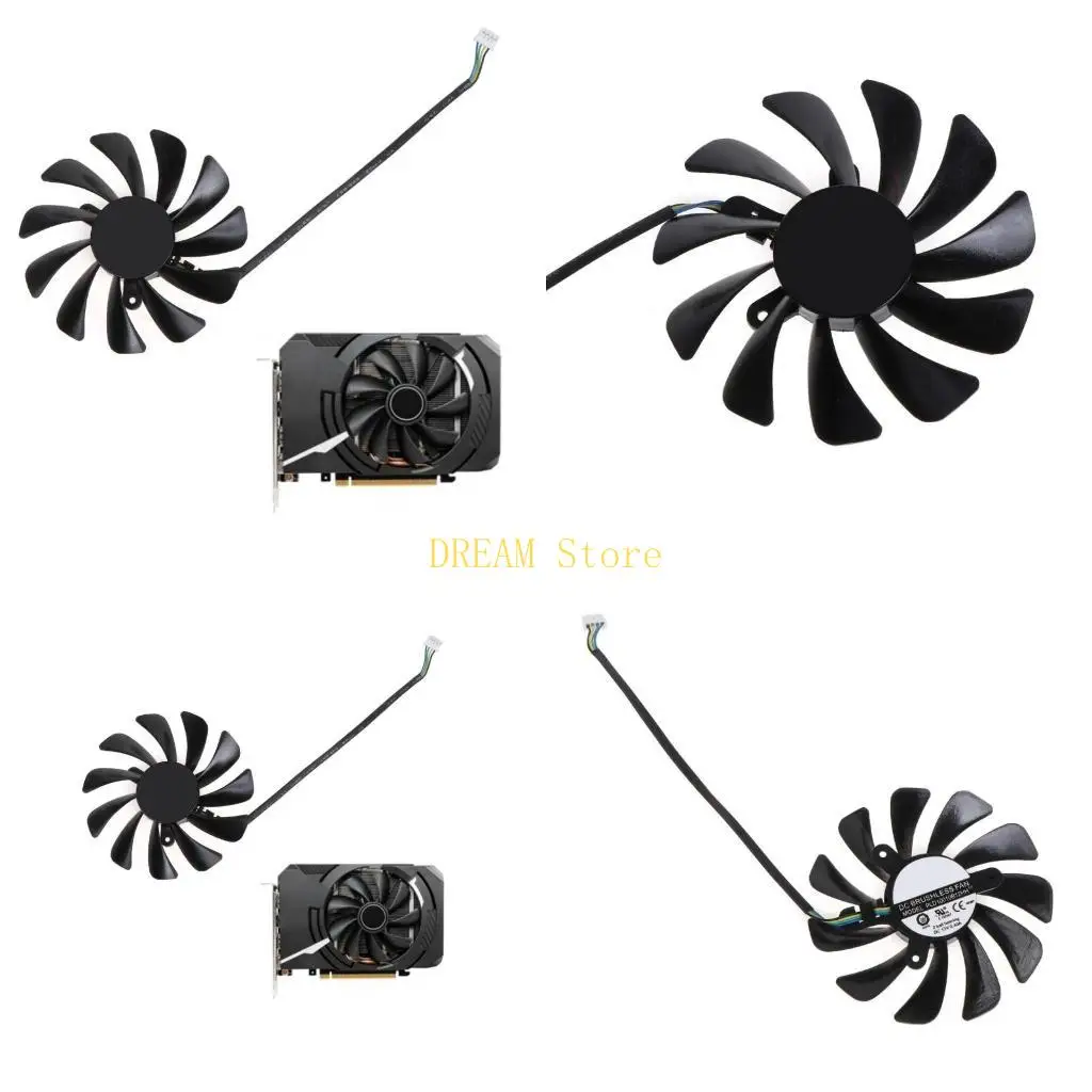 95MM Cooler Fan 4Pin 12V 0.4A XY-D10015SH VGA Fan Graphics Card Fan for MSI GeForce 2060 ITX 6G VGA Fan Cooler best sale