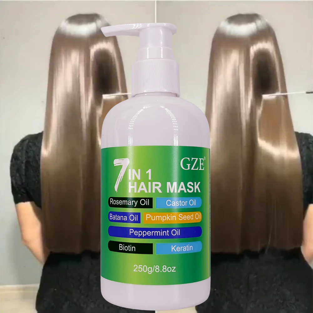 

GZE 7 IN 1 HAIR MASK Deep Conditioning Repair Split Ends Anti-Breakage Soften Hair Silky Hair For Dry Hair Hydrating Enriched