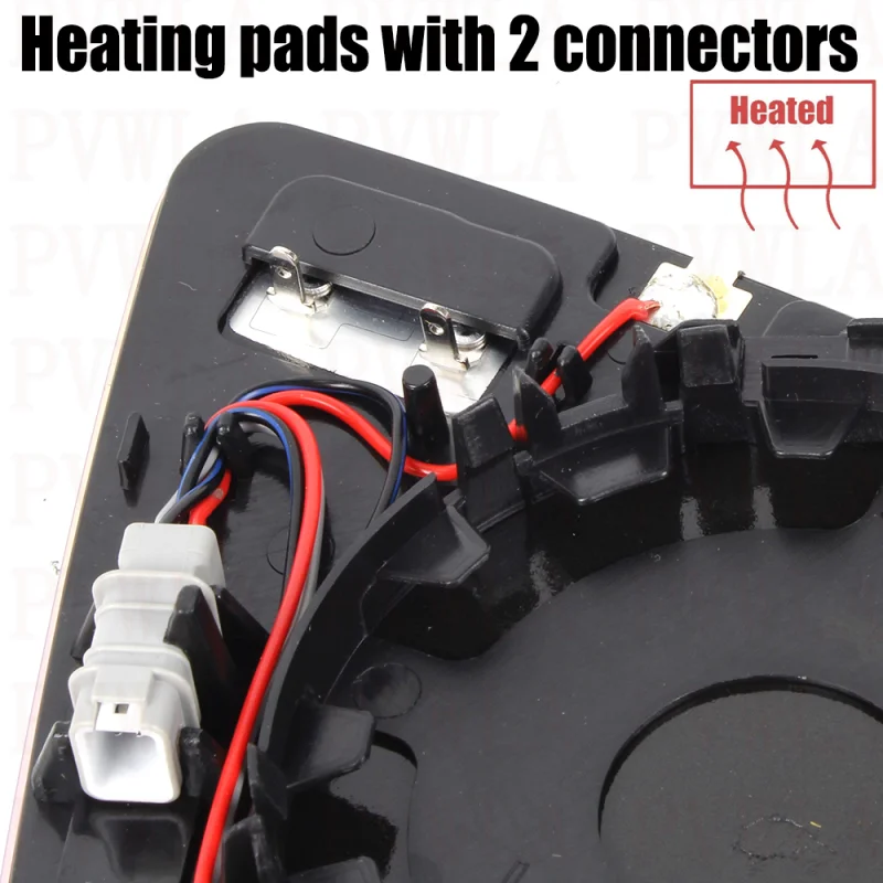 Left Side Heated Blind Line Blind Spot Auto Dimming Mirror Glass For Benz W205 A205 C205 V205 S205 W257 W213 C238 W253 2013-2019