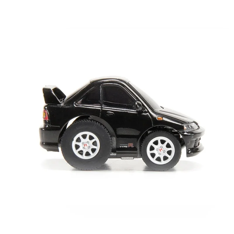 Tiny 1:64 Q Series Hon-da Integra DC2 Black Alloy Simulation Model Car