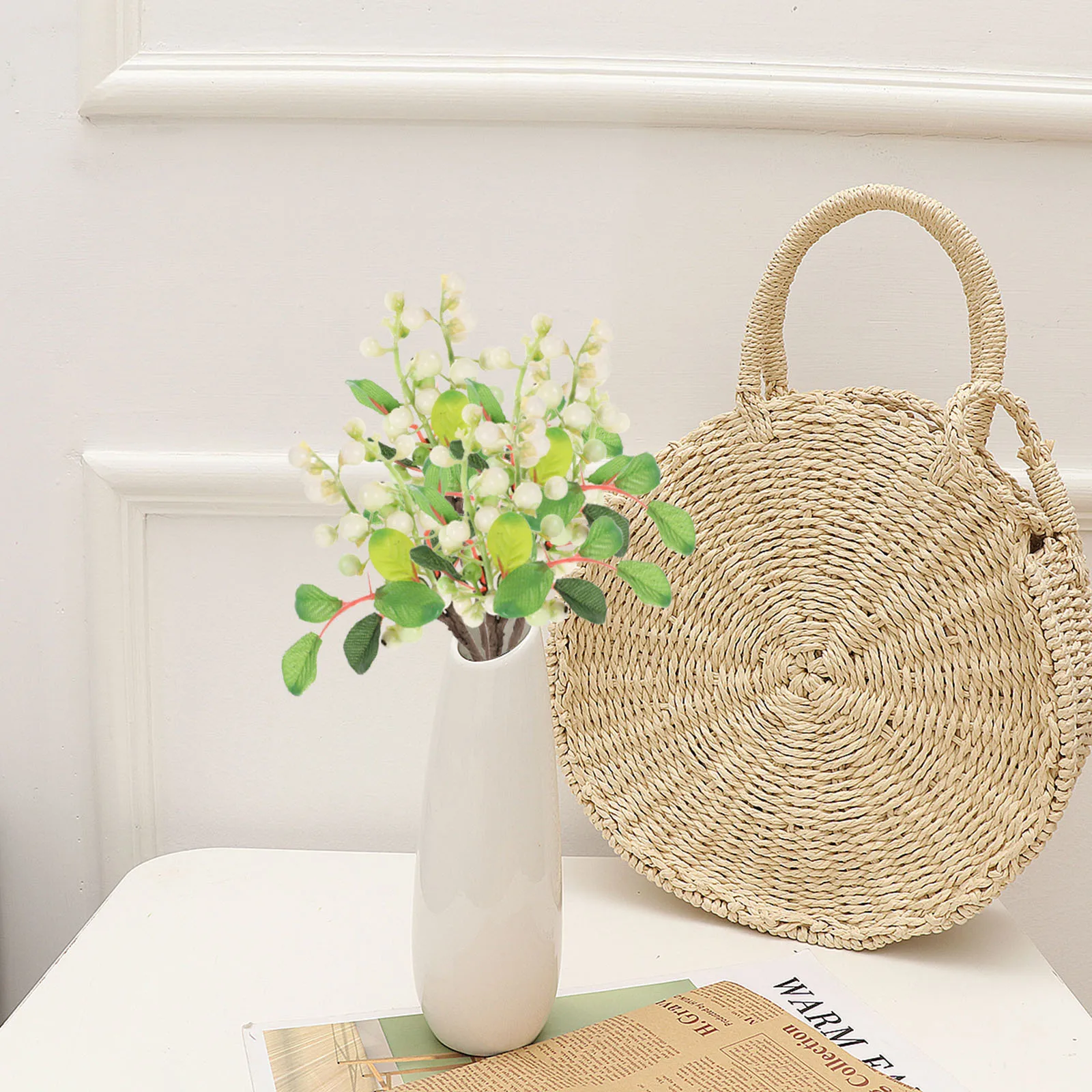 

5Pcs Artificial Berry Picks Realistic Fabric Blueberry Decor for Christmas Home Party Wedding DIY Craft Artificial Berries