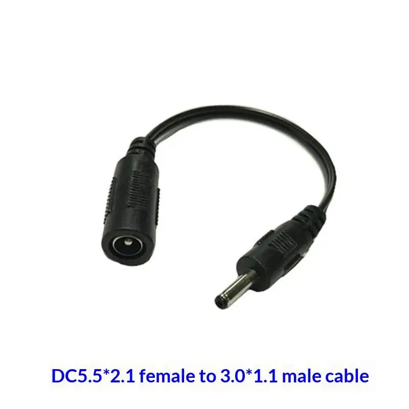 DC Power Adapter Cable DC5521 Female To 2507 3011 35135 4017 4817 5525 Male Connectors For LED Strip Camera Monitor Repair