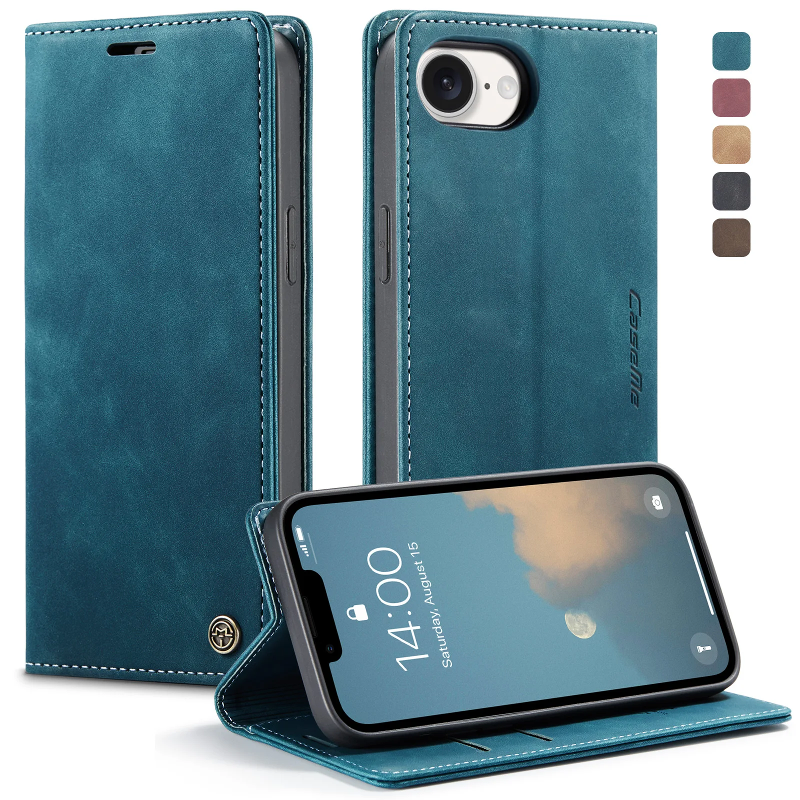

CaseMe-013 Wallet Case For Google Pixel 6 6 Pro 6A 7 7 Pro 7A 8 9 Pro 9A 8A Magnetic Luxury PU Leather Card Stand Cover Skin New