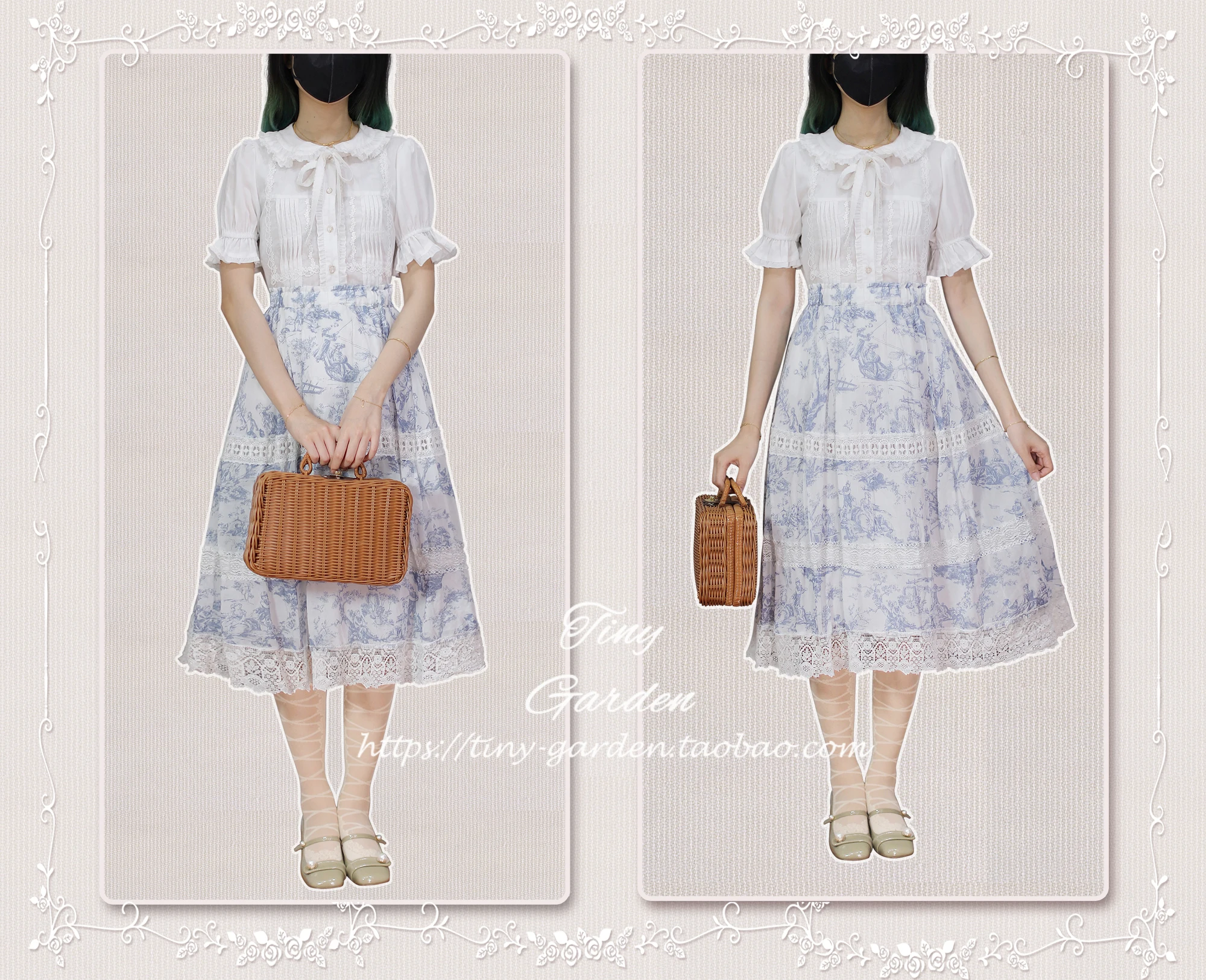Classical Girl Lolita Bow Tie Blouse Female 2024 Spring New Elegant Long Short Sleeve Versatile White Shirt Sweet Tops Mujer