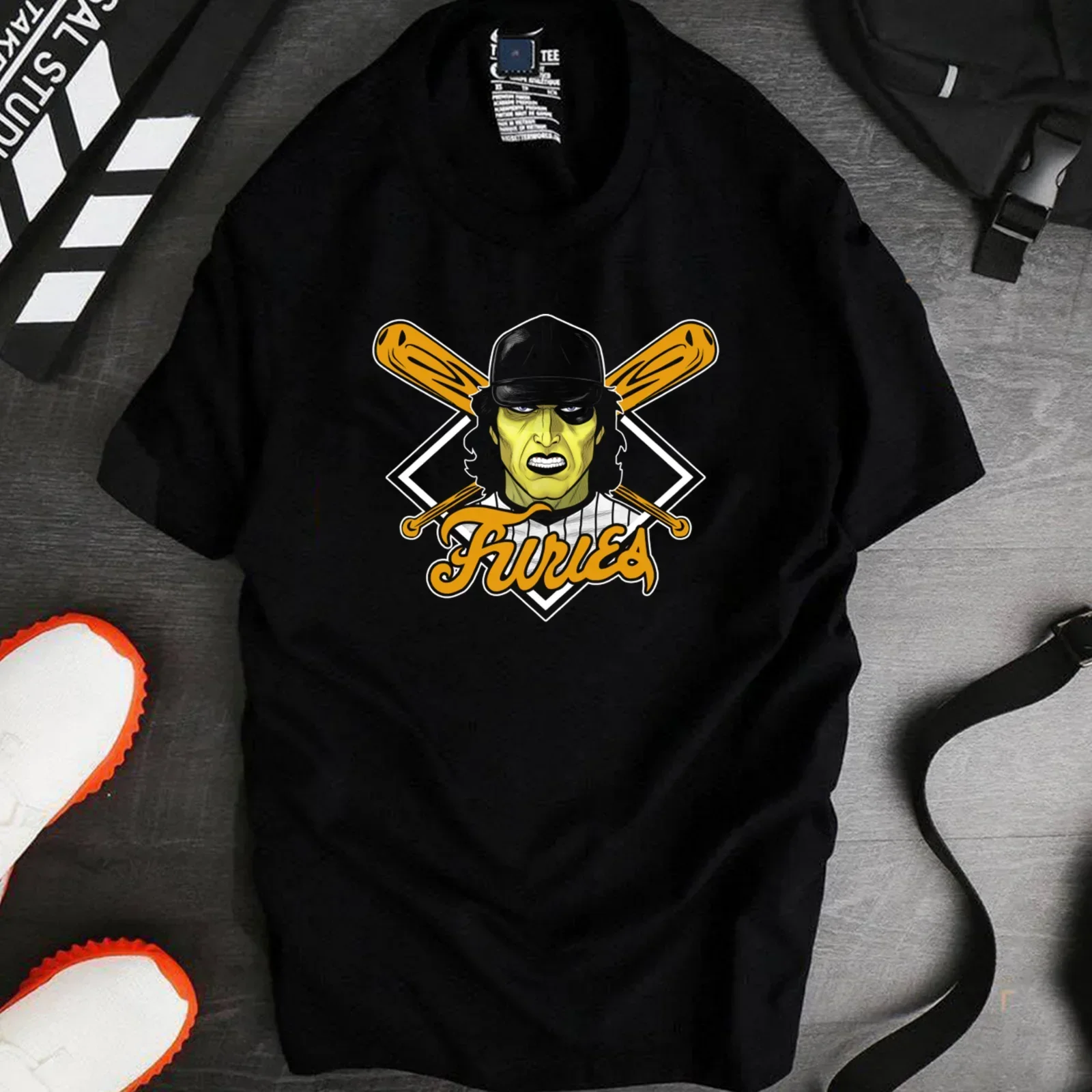 Warriors Movie T-Shirt Baseball Furies (For Dark Shirts) T-Shirt Gift For All Womens Hawaiian Shirt Custom Aldult Teen Unisex
