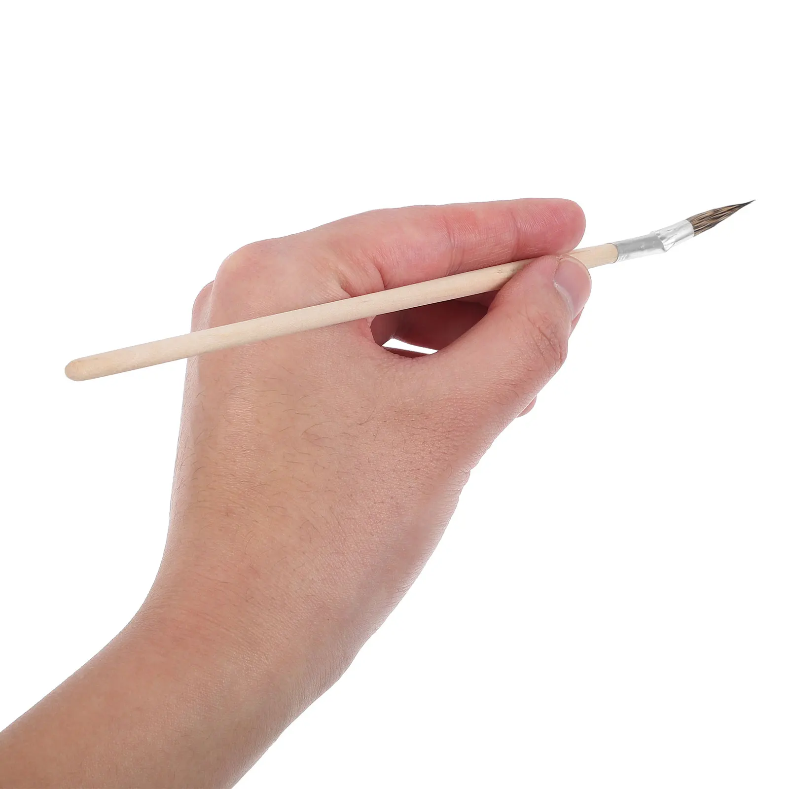 

Porcelain Drawing Brush Wood Fine Detailing Paintbrush Pottery Painting Craft Brush Ceramic Art Delineating Tool Reusable