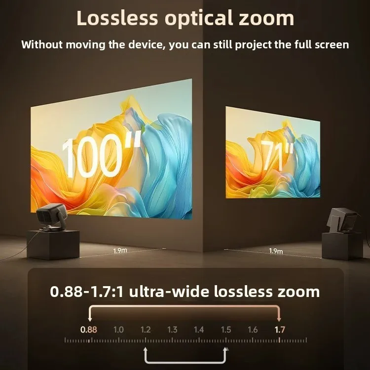 N5S Ultra Projector Three-color laser 4K  shift axis home ultra high definition